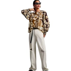 Anthropologie Bl^nk London Miranda Blouse S